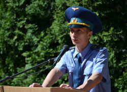 Слова невимовної вдячності висловив представник Уманського військового гарнізону Сергій Черевичний